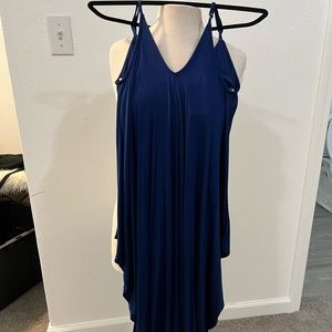 Blue flowy jumpsuit